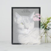 En-tête De Lettre Tabby Cat (Debout devant)