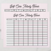 En-tête De Lettre Temps d'activité autosoins (Devant / Derrière)