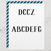 En-tête De Lettre test (Devant / Derrière)