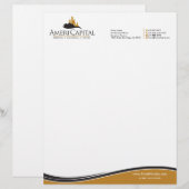 En-tête De Lettre Tête de lettre immobilière sur mesure V4 (Devant / Derrière)