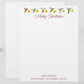 En-tête De Lettre Tête-lettre des colibris (Devant / Derrière)