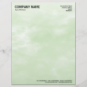 En-tête De Lettre Texture Sky 01 Vert clair (Devant)
