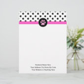 En-tête De Lettre Thème de soins pour animaux de compagnie en-tête t (Debout devant)