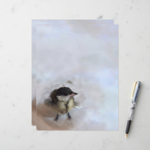 En-tête De Lettre Tidi my Bird le Parus Major