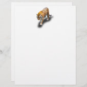 EN-TÊTE DE LETTRE TIGER DANS VOTRE DIRECTION (Devant / Derrière)