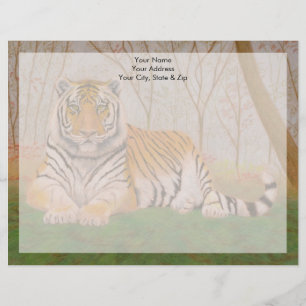 En-tête De Lettre Tigre