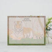 En-tête De Lettre Tigre (Debout devant)