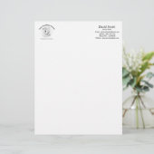 En-tête De Lettre Touche de guérison noir blanc (Debout devant)