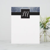 En-tête De Lettre Tourbillons de monogramme (Debout devant)