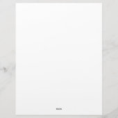 En-tête De Lettre Trendy Gold Dipped Boho Feather Designer White (Dos)