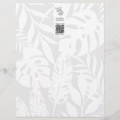 En-tête De Lettre Tropical Botanical Feuilles Mode Beauté Business (Dos)