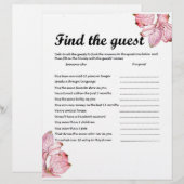 EN-TÊTE DE LETTRE TROUVER LE JEU DE LA FÊTE D'HÔTES (Devant / Derrière)