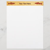 En-tête De Lettre Truite rustique (Devant)