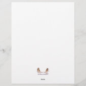 En-tête De Lettre Truite rustique (Dos)