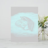 En-tête De Lettre Un ange endormi (Debout devant)