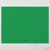 En-tête De Lettre un arrière - plan vert avec une bordure blanche (Dos)