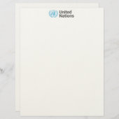 En-tête De Lettre United Nations (Devant / Derrière)