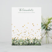 En-tête De Lettre Vacances de collection de bûcheron stationnaires (Debout devant)