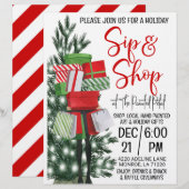 En-tête De Lettre Vacances Sip and Shopping Flyer (Devant / Derrière)