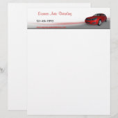 En-tête De Lettre Vendeur automobile (Devant / Derrière)