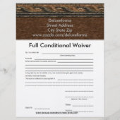 En-tête De Lettre Veron Browns Remise conditionnelle complète (Devant)