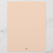 En-tête De Lettre vert de printemps (Dos)
