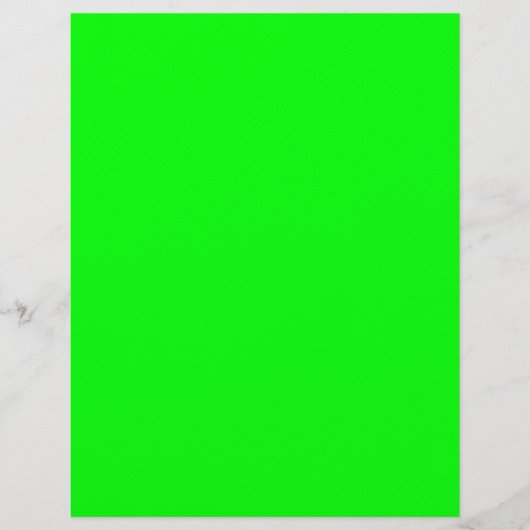 En-tête De Lettre Vert vif (Devant)