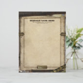 En-tête de lettre victorien d'affaires de (Debout devant)