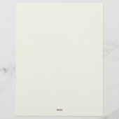 En-tête De Lettre Vine citrouille Automne Automne Hiver Thanksgiving (Dos)