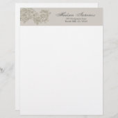 En-tête de lettre vintage inspirée (Devant / Derrière)