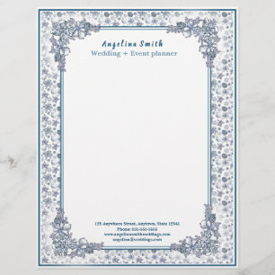En-tête De Lettre Wedding planner de Noël blanc