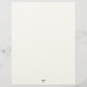 En-tête De Lettre Whispers Of Fall Unlined Letterhead (Dos)