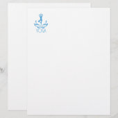 En-tête De Lettre Yoga (Devant / Derrière)