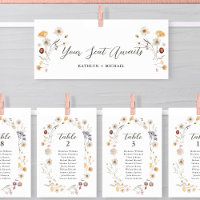 En-tête du graphique de siège - Carte Fleur sauvag