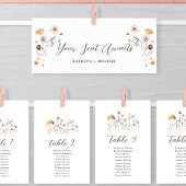 En-tête du graphique de siège - Carte Fleur sauvag