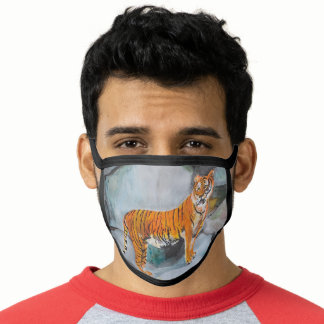 En Tissu Masque Visage De Tigre