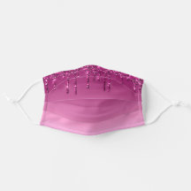 Parties scintillant à la goutte violette - Masque