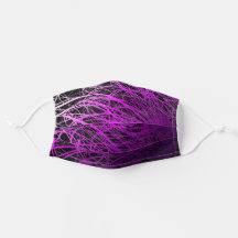 Purple d'explosion linéaire - Masque facial