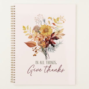 En Tout, Donnez Merci - Bouquet Floral Automne