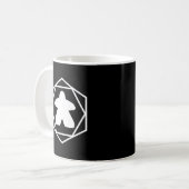 En tout temps Meeple White Art Mug (Devant gauche)