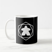 En tout temps Meeple White Art Mug (Gauche)