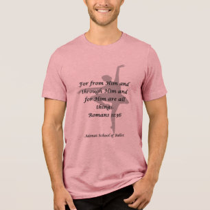 En Tri-matière Adonai T-Shirt Rom 11:36