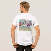 En Tri-matière African Feast: Rhythms of Unity T-Shirt (Verso intégral)
