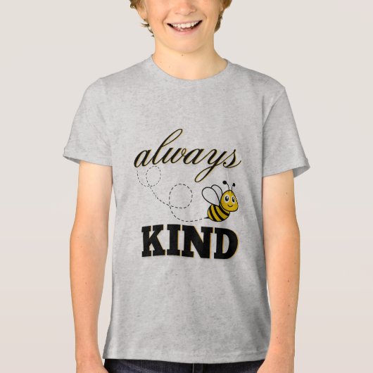 En Tri-matière "always be kind" t-shirt (Recto)