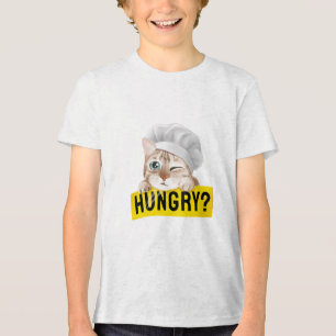 En Tri-matière avez-vous faim amateurs de chats création T-Shirt