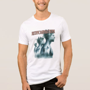 En Tri-matière Bella+Canvas T-Shirt tri-mélange, Blanc, Adulte S