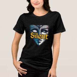 En Tri-matière Bella+Canvas T-Shirt tri-mélange pour femmes, Blan