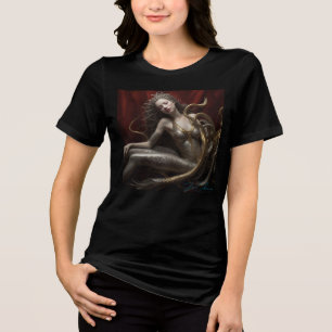 En Tri-matière Belle sirène de mer par Juan Cabana T-Shirt