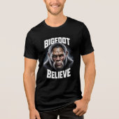 En Tri-matière Bigfoot Croyez Cryptid Fan T-Shirt (Recto)