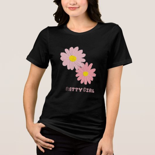 En Tri-matière Black Colour T-Shirt (Recto)